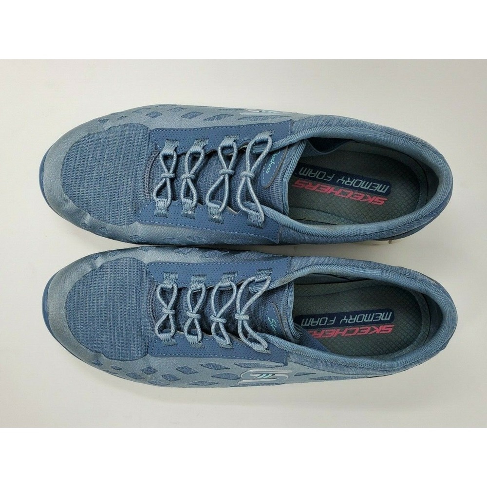 Skechers Womens Gratis This Moment 23361 shoes Teal size 10 - Picture 4 of 13